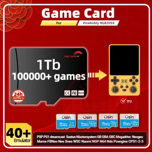 Game Card For Powkiddy RGB20SX