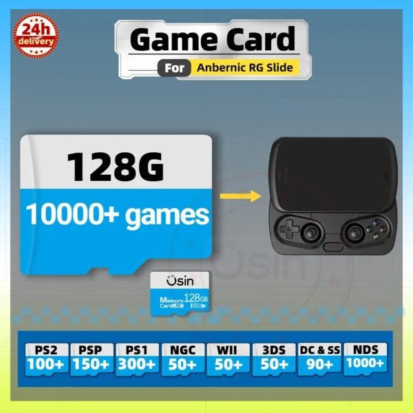 Game Card For Anbernic RG SLIDE RGSlide Custom Retro Classic Games Android Handheld Gaming Console H-speed TF MEMORY SD 1T 512G