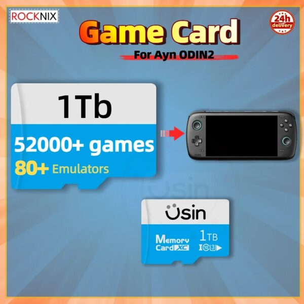 TF Game Card For Ayn ODIN2 ODIN 2 Retro Games Portable Handheld Gaming Cards Plug&play Memory ROCKNIX Linux H-SPEED 1TB 512G