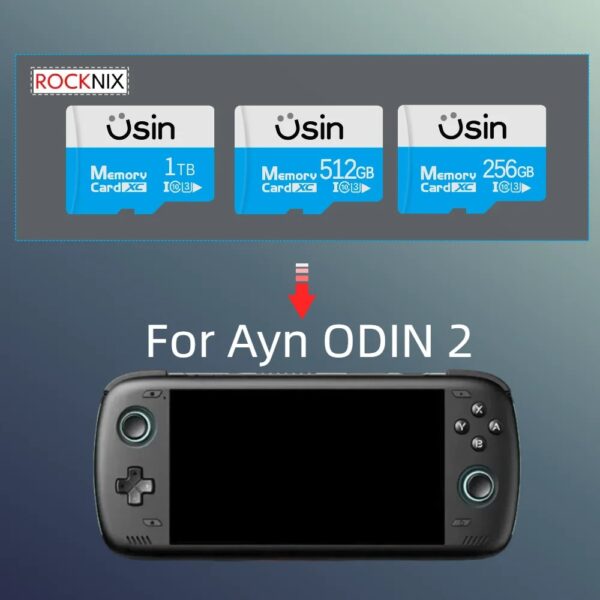 TF Game Card For Ayn ODIN2 ODIN 2 Retro Games Portable Handheld Gaming Cards Plug&play Memory ROCKNIX Linux H-SPEED 1TB 512G