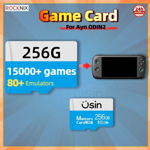 TF Game Card For Ayn ODIN2 ODIN 2 Retro Games Portable Handheld Gaming Cards Plug&play Memory ROCKNIX Linux H-SPEED 1TB 512G