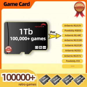 Game Card For Anbernic RG ARC RG353V RG353P RG351V RG353M Powkiddy RGB30 X55 TF Memory PSP Portable Handheld Plug&Play 1T 512G