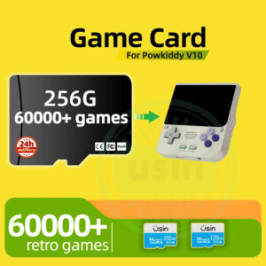 Game TF Card For Powkiddy V10 Plug&play Pre-install Retro Games PSP PS1 Memory Handheld Gaming SD Card 256G 60000+ 128G 30000+