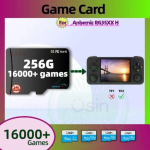 TF Game Card For Anbernic RG35XXH RG35XX H Portable Handheld Gaming Plug&play Pre-install Retro Games PSP PS1 Memory SD Card