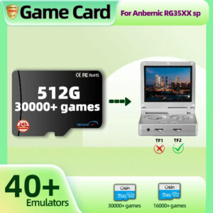 Game TF Card For Anbernic RG35XXSP Plug&play Pre-install Retro Games More PSP PS1 Memory Handheld Gaming SD Card System Card