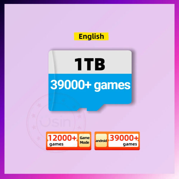 Game SD Card For Anbernic RG476H Retro Games PSP PS1 Memory TF Gaming Console Portable Handheld Plug&play 1TB 512G 256G 128G